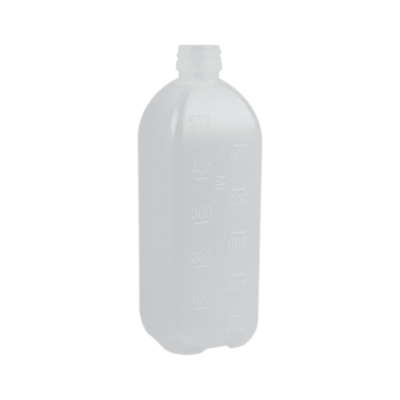 Fles 500 ML (transparant) - Arts Food Products